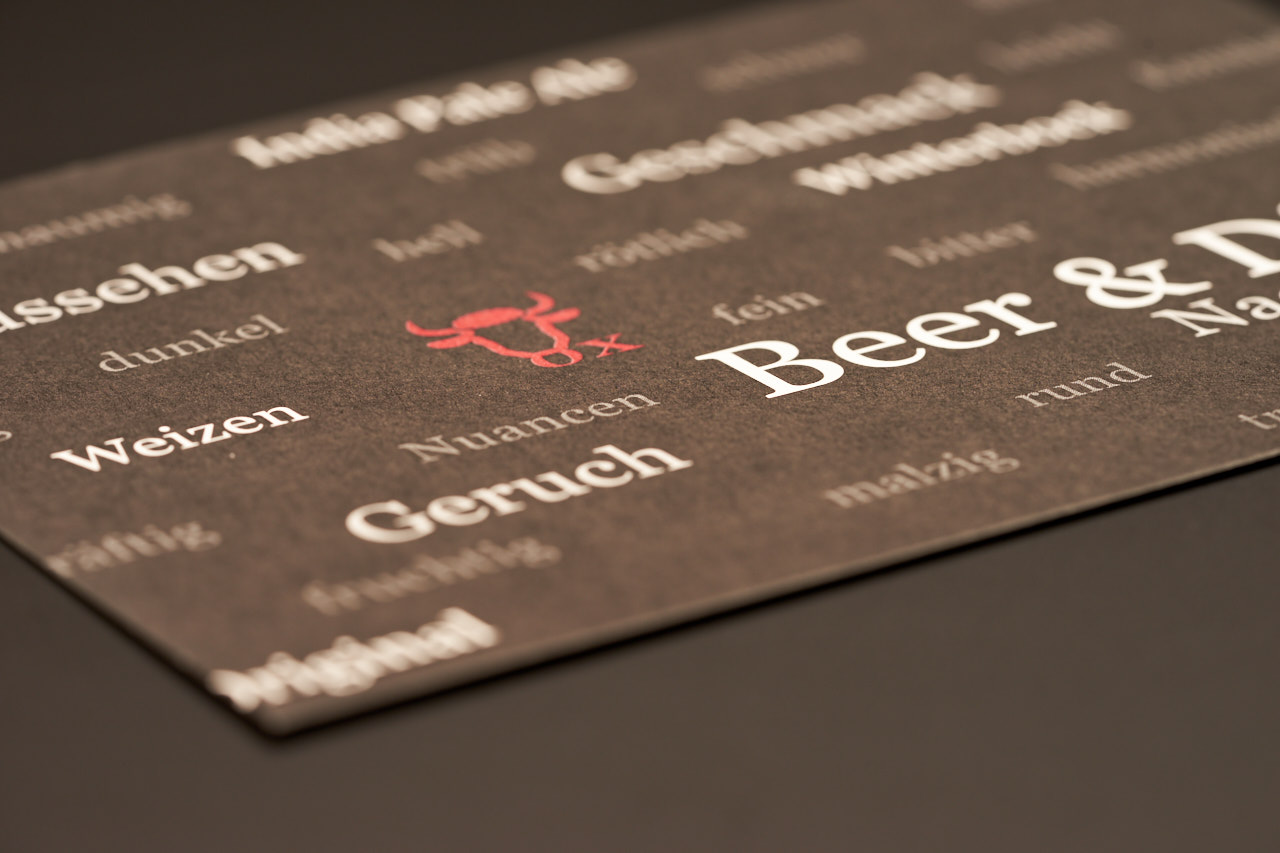 Restaurant OX Beer & Dine Karte