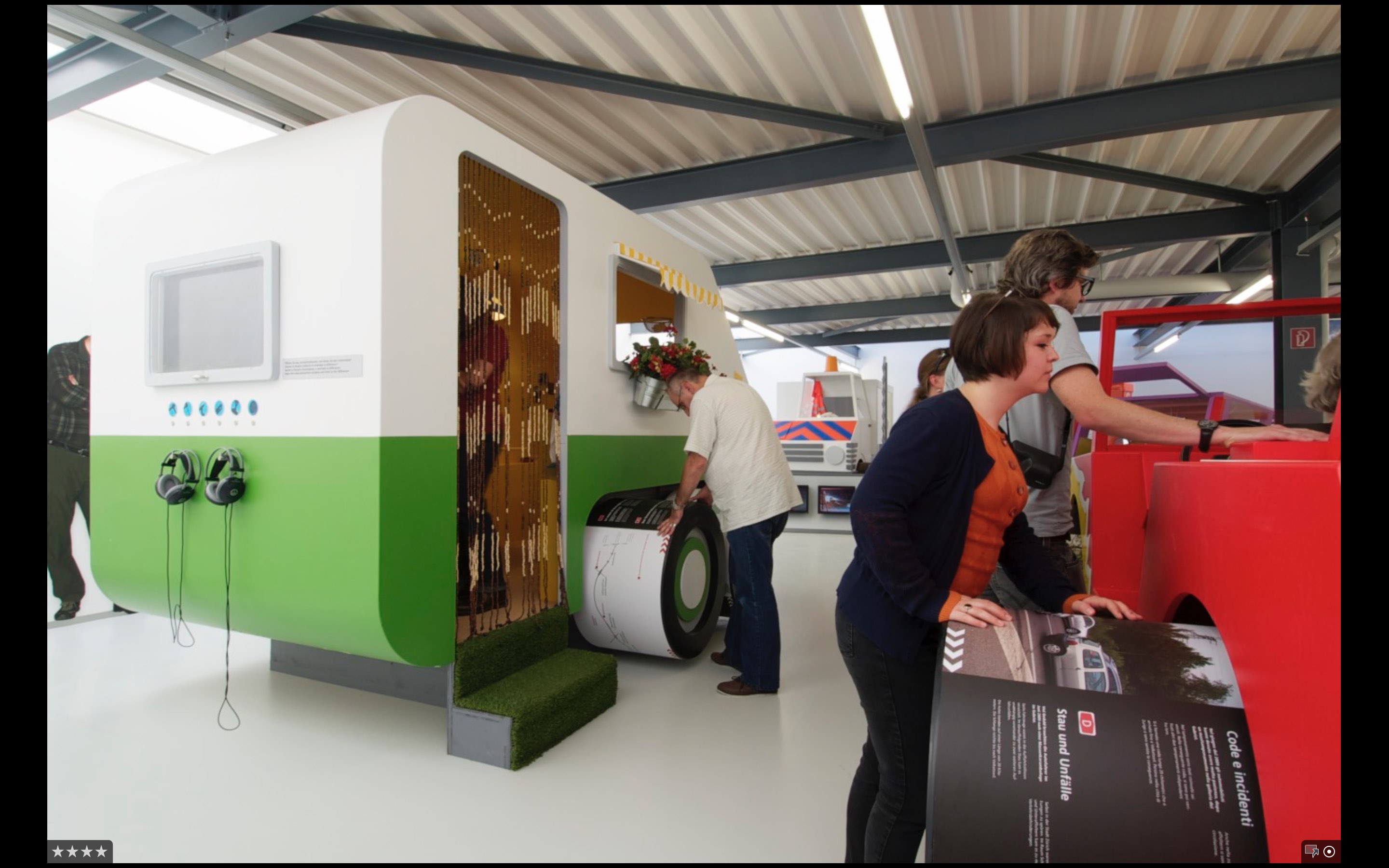 Infopavilion Szenografie