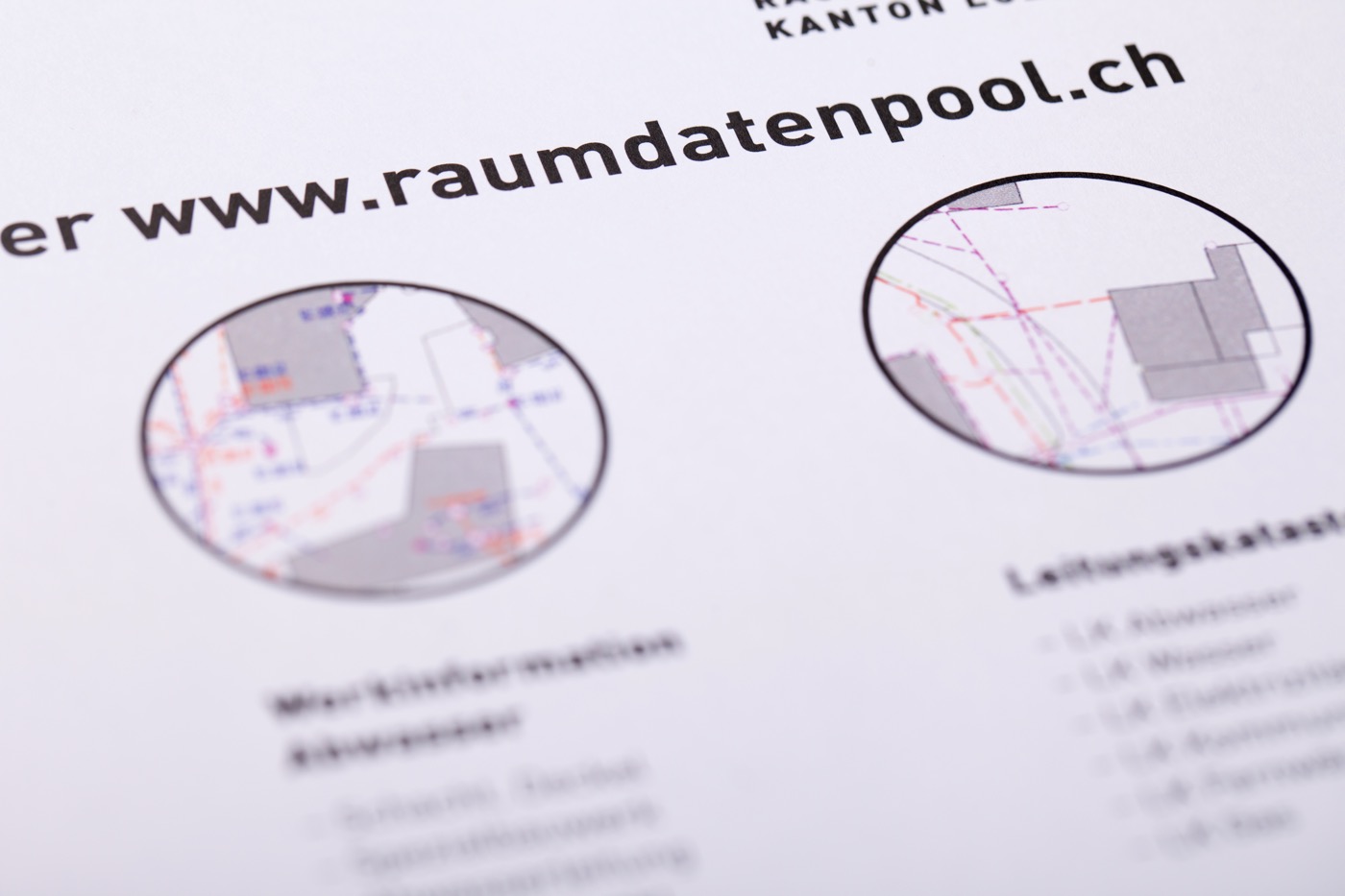 Gestaltung Raumdatenpool
