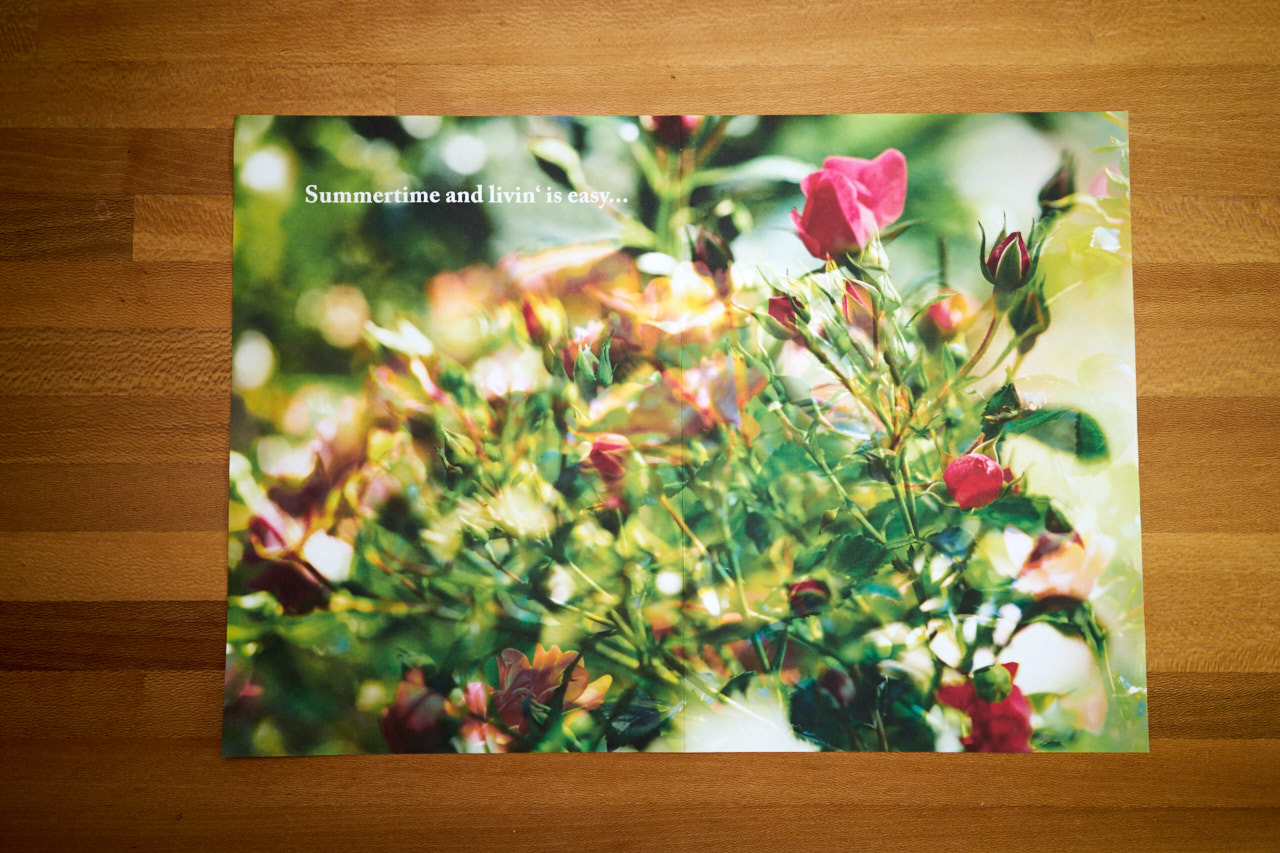 Gestaltung Tischset Rössli