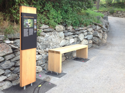 Tafeln Dorfrundgang Fiesch