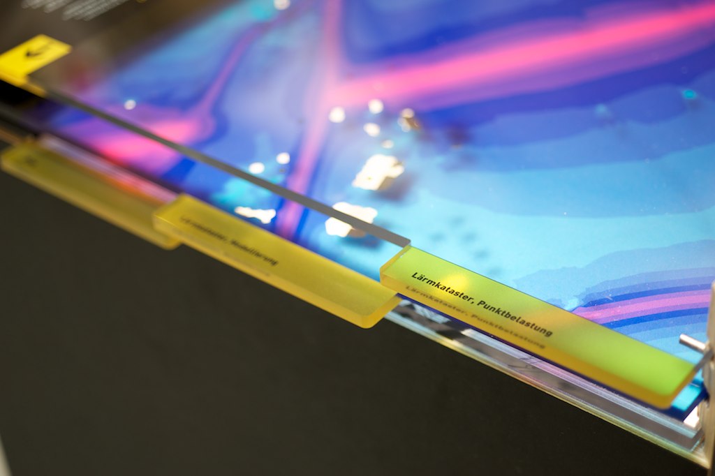 Lichtboxen Geodatenschutz