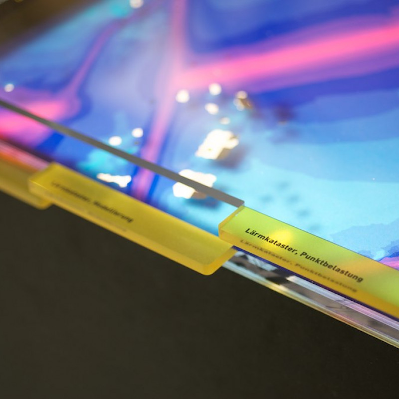 Lichtboxen Geodatenschutz